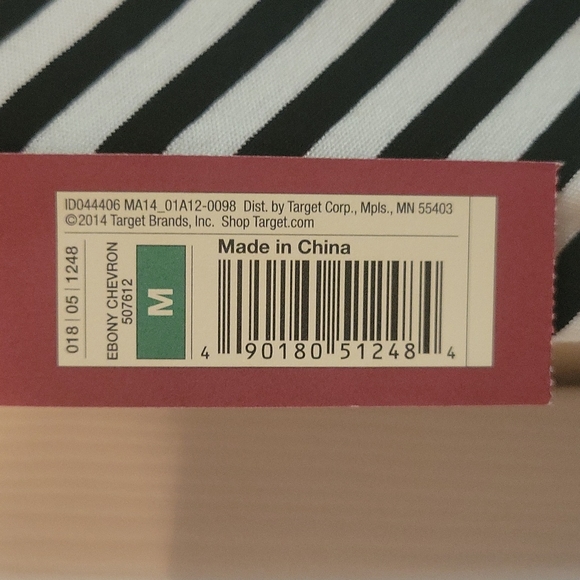 MERONA Chevron black & white maxi skirt NWT - Picture 5 of 7